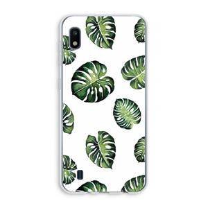 CaseCompany Tropische bladeren: Samsung Galaxy A10 Transparant Hoesje