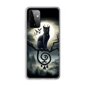 CaseCompany Moonlight Companions: Samsung Galaxy A72 Transparant Hoesje