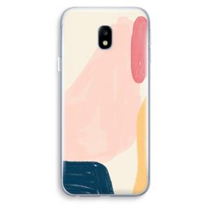 CaseCompany Saturday Flow: Samsung Galaxy J3 (2017) Transparant Hoesje