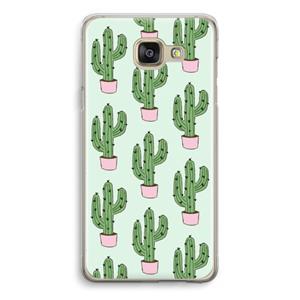 CaseCompany Cactus Lover: Samsung Galaxy A5 (2016) Transparant Hoesje