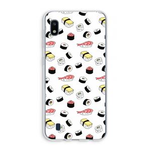 CaseCompany Sushi time: Samsung Galaxy A10 Transparant Hoesje