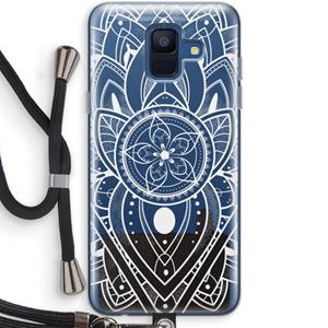 CaseCompany It's Complicated: Samsung Galaxy A6 (2018) Transparant Hoesje met koord