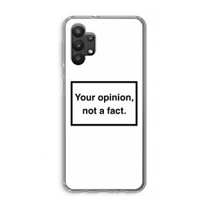 CaseCompany Your opinion: Samsung Galaxy A32 5G Transparant Hoesje