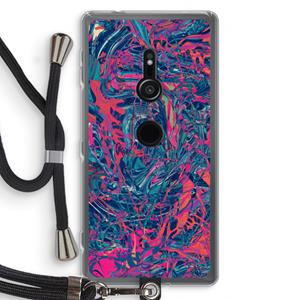 CaseCompany Sleeping Dreams: Sony Xperia XZ2 Transparant Hoesje met koord
