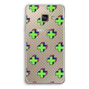 CaseCompany 8-bit N°10: Samsung Galaxy A3 (2016) Transparant Hoesje