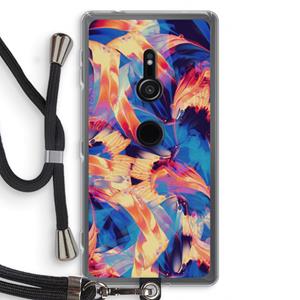 CaseCompany Tuesday Night: Sony Xperia XZ2 Transparant Hoesje met koord
