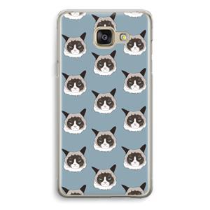 CaseCompany It's a Purrr Case: Samsung Galaxy A5 (2016) Transparant Hoesje