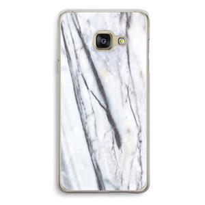 CaseCompany Gestreepte marmer: Samsung Galaxy A3 (2016) Transparant Hoesje