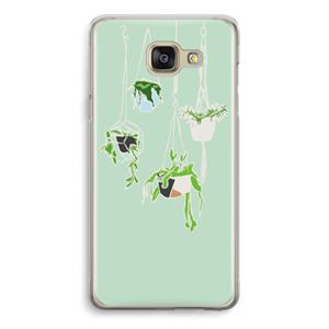 CaseCompany Hang In There: Samsung Galaxy A5 (2016) Transparant Hoesje