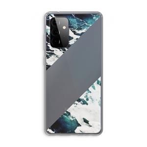 CaseCompany Golven: Samsung Galaxy A72 Transparant Hoesje