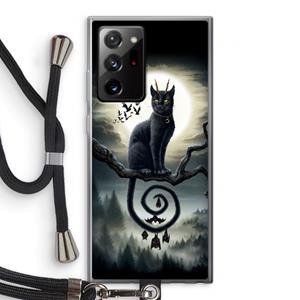 CaseCompany Moonlight Companions: Samsung Galaxy Note 20 Ultra / Note 20 Ultra 5G Transparant Hoesje met koord