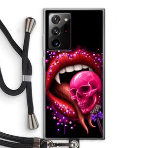 CaseCompany Dodelijk zoet: Samsung Galaxy Note 20 Ultra / Note 20 Ultra 5G Transparant Hoesje met koord