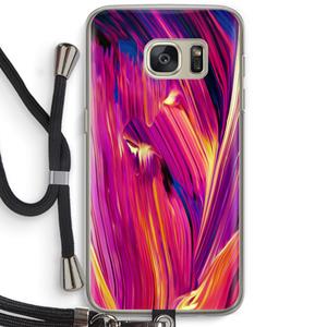 CaseCompany Phoenix: Samsung Galaxy S7 Transparant Hoesje met koord