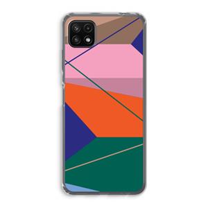 CaseCompany Gestalte 1: Samsung Galaxy A22 5G Transparant Hoesje