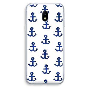 CaseCompany Ankers: Samsung Galaxy J3 (2017) Transparant Hoesje