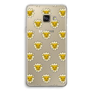 CaseCompany Leeuwenkoppen: Samsung Galaxy A3 (2016) Transparant Hoesje