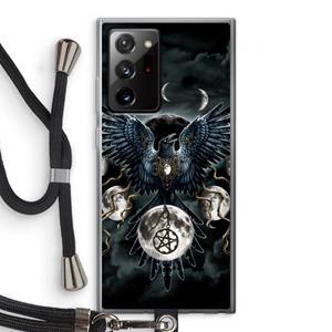 CaseCompany Sinister Wings: Samsung Galaxy Note 20 Ultra / Note 20 Ultra 5G Transparant Hoesje met koord