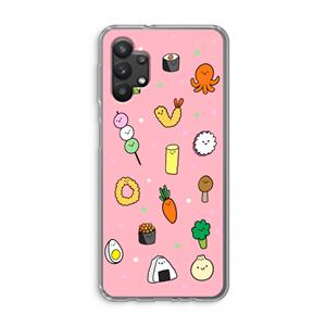 CaseCompany Happy bento friends: Samsung Galaxy A32 5G Transparant Hoesje