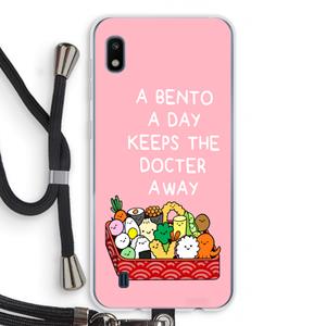 CaseCompany Bento a day: Samsung Galaxy A10 Transparant Hoesje met koord