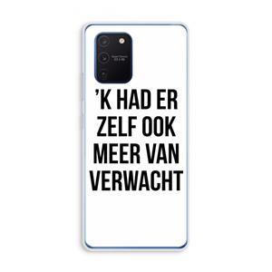 CaseCompany Meer verwacht: Samsung Galaxy Note 10 Lite Transparant Hoesje
