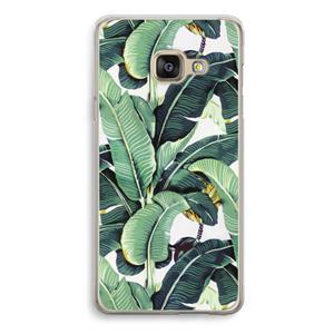 CaseCompany Bananenbladeren: Samsung Galaxy A3 (2016) Transparant Hoesje