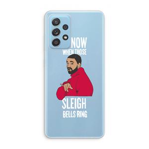 CaseCompany Sleigh Bells Ring: Samsung Galaxy A73 Transparant Hoesje