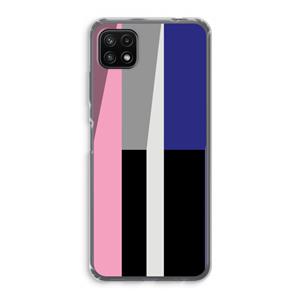 CaseCompany Gestalte 4: Samsung Galaxy A22 5G Transparant Hoesje