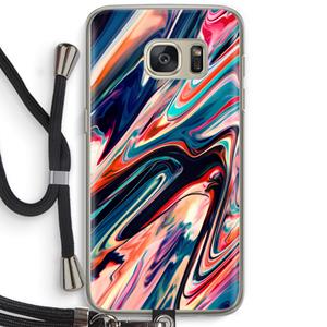 CaseCompany Quantum Being: Samsung Galaxy S7 Transparant Hoesje met koord