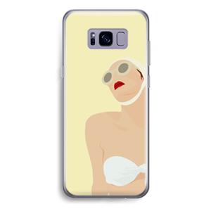 CaseCompany Summer: Samsung Galaxy S8 Plus Transparant Hoesje
