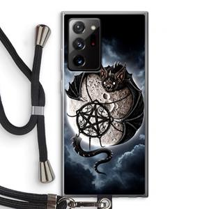 CaseCompany Volle maan: Samsung Galaxy Note 20 Ultra / Note 20 Ultra 5G Transparant Hoesje met koord