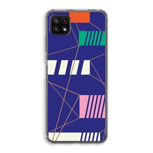 CaseCompany Gestalte 5: Samsung Galaxy A22 5G Transparant Hoesje