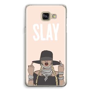 CaseCompany Slay All Day: Samsung Galaxy A5 (2016) Transparant Hoesje
