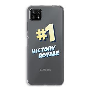 CaseCompany Victory Royale: Samsung Galaxy A22 5G Transparant Hoesje