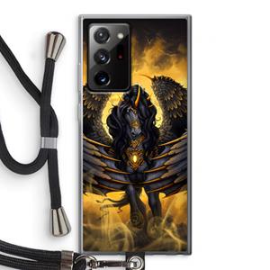 CaseCompany Pegasus: Samsung Galaxy Note 20 Ultra / Note 20 Ultra 5G Transparant Hoesje met koord