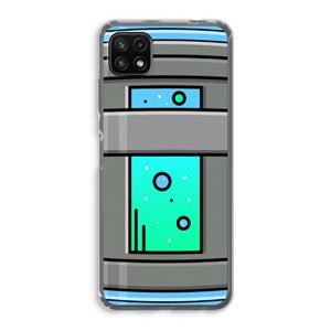 CaseCompany Chug Bottle: Samsung Galaxy A22 5G Transparant Hoesje