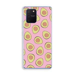 CaseCompany Dancing avocados: Samsung Galaxy Note 10 Lite Transparant Hoesje