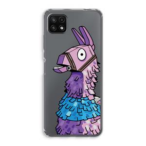 CaseCompany Lama: Samsung Galaxy A22 5G Transparant Hoesje