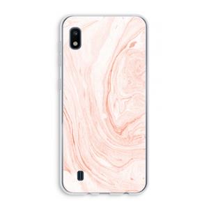 CaseCompany Peach bath: Samsung Galaxy A10 Transparant Hoesje