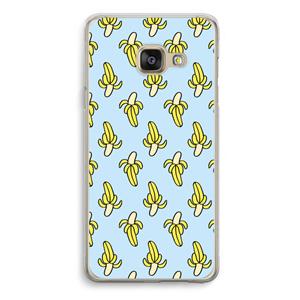 CaseCompany Bananas: Samsung Galaxy A3 (2016) Transparant Hoesje