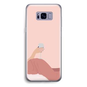 CaseCompany Wine: Samsung Galaxy S8 Plus Transparant Hoesje