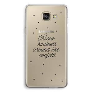 CaseCompany Confetti: Samsung Galaxy A5 (2016) Transparant Hoesje