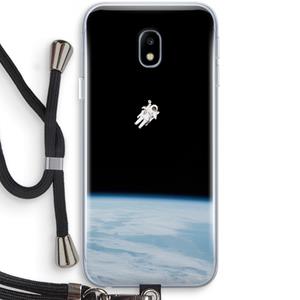 CaseCompany Alone in Space: Samsung Galaxy J3 (2017) Transparant Hoesje met koord