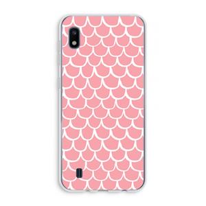 CaseCompany Dakpannetjes: Samsung Galaxy A10 Transparant Hoesje