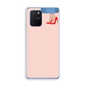 CaseCompany High heels: Samsung Galaxy Note 10 Lite Transparant Hoesje