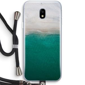CaseCompany Stranded: Samsung Galaxy J3 (2017) Transparant Hoesje met koord
