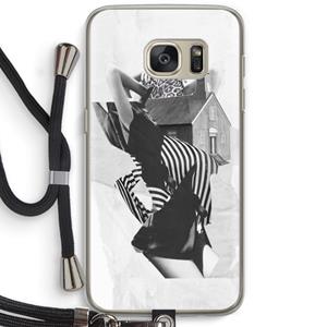 CaseCompany House: Samsung Galaxy S7 Transparant Hoesje met koord