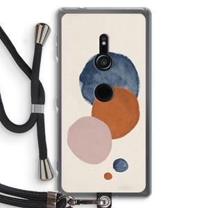 CaseCompany Geo #4: Sony Xperia XZ2 Transparant Hoesje met koord