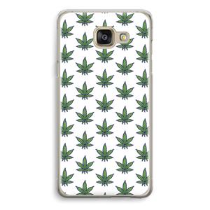 CaseCompany Weed: Samsung Galaxy A5 (2016) Transparant Hoesje