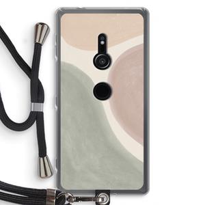 CaseCompany Geo #6: Sony Xperia XZ2 Transparant Hoesje met koord