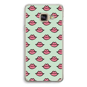 CaseCompany Lipjes: Samsung Galaxy A3 (2016) Transparant Hoesje